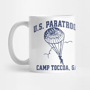 US Paratroops, Camp Toccoa - WW2 Vintage Mug